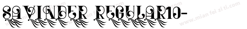 Savinder Regular10字体转换